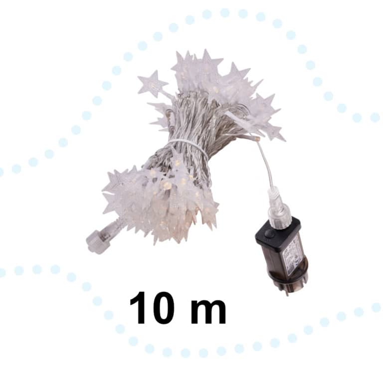 KX5237 Lampki LED łańcuch gwiazdki 10m 100LED ciepły biały 3 KX5237 Lampki LED łańcuch gwiazdki 10m 100LED ciepły biały 3