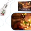 KX5243 Lampki LED kurtyna kule z dekoracją 3m 50LED ciepły 2