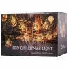 KX5243 Lampki LED kurtyna kule z dekoracją 3m 50LED ciepły 4