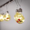 KX5243 Lampki LED kurtyna kule z dekoracją 3m 50LED ciepły 7