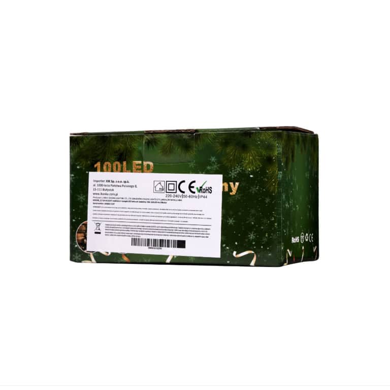 KX5235_2 Lampki LED łańcuch świetlny 10m 100LED multikolor 4 KX5235_2 Lampki LED łańcuch świetlny 10m 100LED multikolor 4