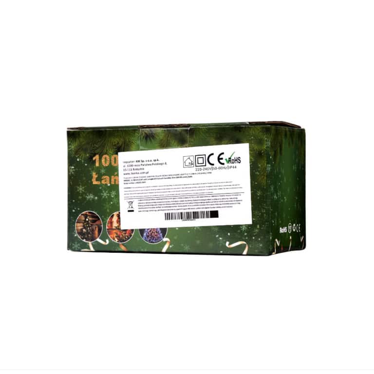 KX5235_2 Lampki LED łańcuch świetlny 10m 100LED multikolor 4 KX5235_2 Lampki LED łańcuch świetlny 10m 100LED multikolor 4