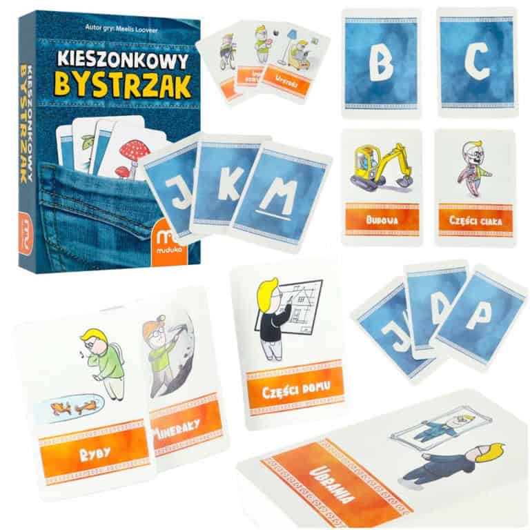 MUDUKO Kieszonkowy bystrzak gra edukacyjna logiczna karty 7+ MUDUKO Kieszonkowy bystrzak gra edukacyjna logiczna karty 7+