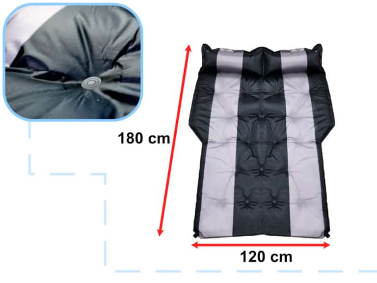 KX5300 Materac dmuchany łóżko samochodowe 180x120cm czarne 3 KX5300 Materac dmuchany łóżko samochodowe 180x120cm czarne 3