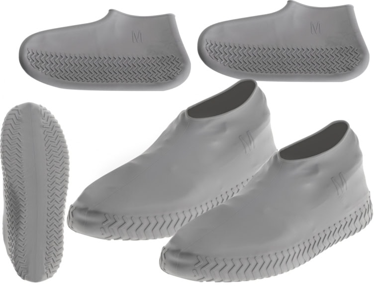 Ochraniacze na buty wodoodporne kalosze M szare roz. 35-38 Ochraniacze na buty wodoodporne kalosze M szare roz. 35-38