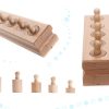 KX6295 Odważniki cylindry drewniane sorter montessori 5