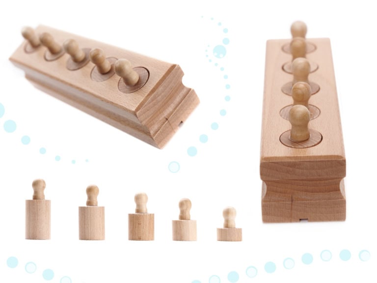 KX6295 Odważniki cylindry drewniane sorter montessori 5 KX6295 Odważniki cylindry drewniane sorter montessori 5