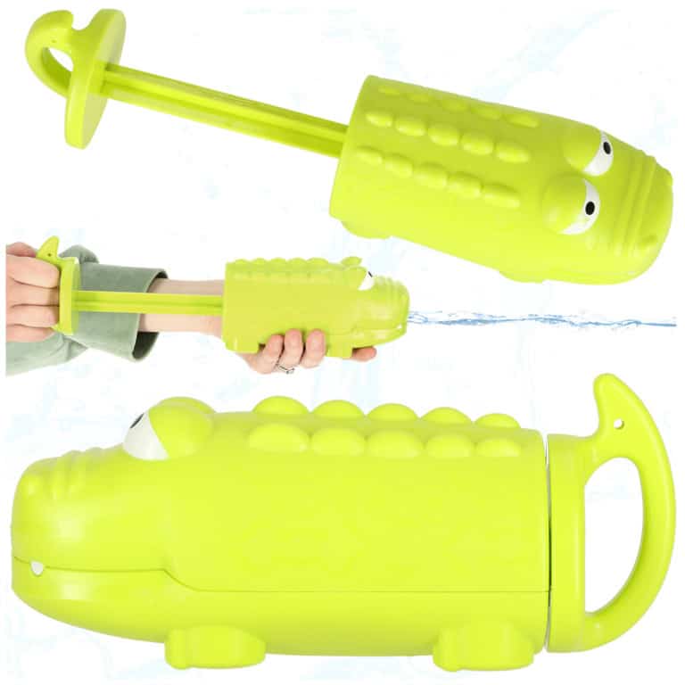 Pistolet na wodę strzykawka sikawka broń wodna krokodylek 19-30cm Pistolet na wodę strzykawka sikawka broń wodna krokodylek 19-30cm