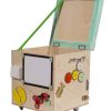 Pufa manipulacyjna montessori LAS z siedziskiem kółeczkami 3w1