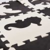 KX6270 Puzzle piankowe mata dla dzieci 25el. czarno-białe 6