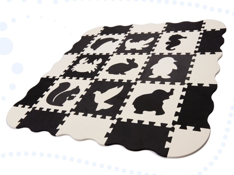 KX6270 Puzzle piankowe mata dla dzieci 25el. czarno-białe 4 KX6270 Puzzle piankowe mata dla dzieci 25el. czarno-białe 4