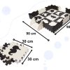 KX6270 Puzzle piankowe mata dla dzieci 25el. czarno-białe 3