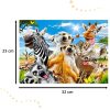 Puzzle-ukladanka-260-elementow-Afrykanskie-zwierzeta-8-CASTORLAND-3