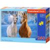 Puzzle-ukladanka-260-elementow-Zimowe-konie-8-CASTORLAND-2