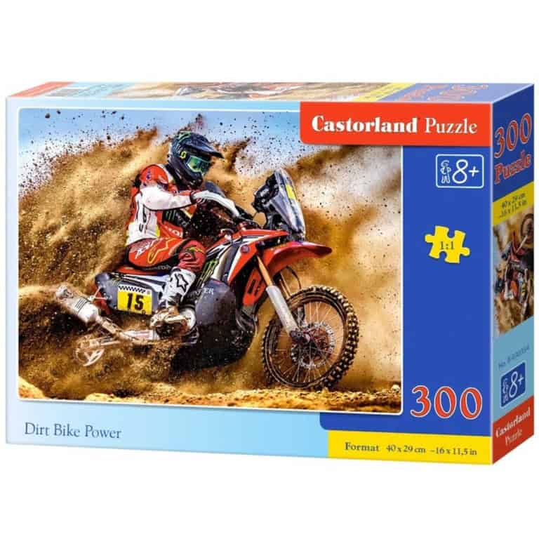 Puzzle-ukladanka-300-elementow-Motocyklista-8-CASTORLAND-2 Puzzle-ukladanka-300-elementow-Motocyklista-8-CASTORLAND-2