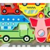 Puzzle-ukladanka-edukacyjna-drewniana-sorter-dopasuj-ksztalty-pojazdy-2