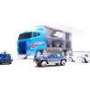 Ciężarówka TIR transporter + auta policja 6