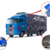 Ciężarówka TIR transporter + auta straż pożarna 9