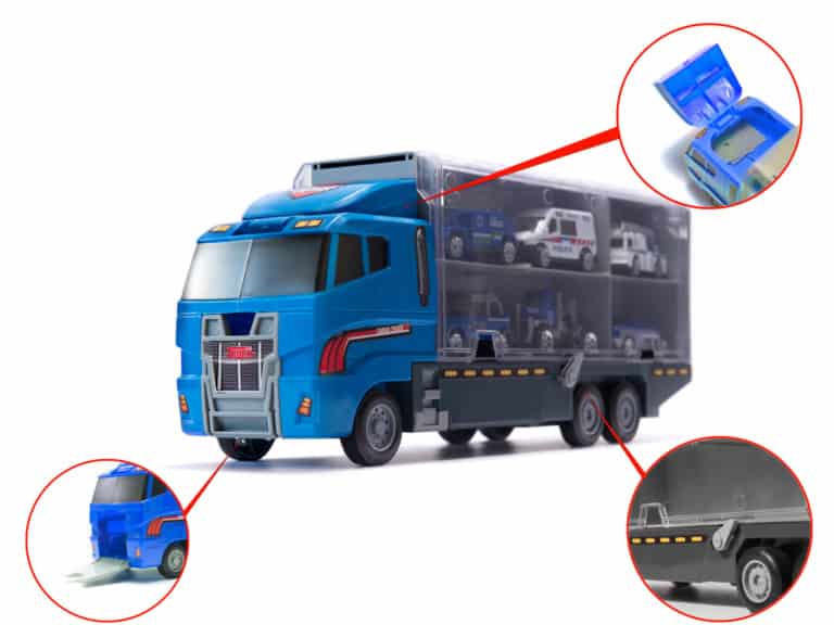 Ciężarówka TIR transporter + auta straż pożarna 9 Ciężarówka TIR transporter + auta straż pożarna 9