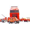 Ciężarówka TIR transporter + auta straż pożarna 4