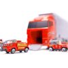 Ciężarówka TIR transporter + auta straż pożarna 5