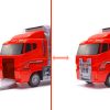 Ciężarówka TIR transporter + auta straż pożarna 8