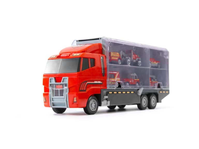 Ciężarówka TIR transporter + auta straż pożarna 9 Ciężarówka TIR transporter + auta straż pożarna 9