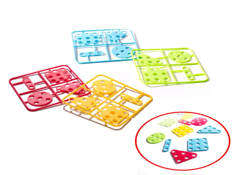 Puzzle Klocki w walizce + wkrętarka 151 el 4 Puzzle Klocki w walizce + wkrętarka 151 el 4