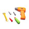 Puzzle Klocki w walizce + wkrętarka 151 el 5