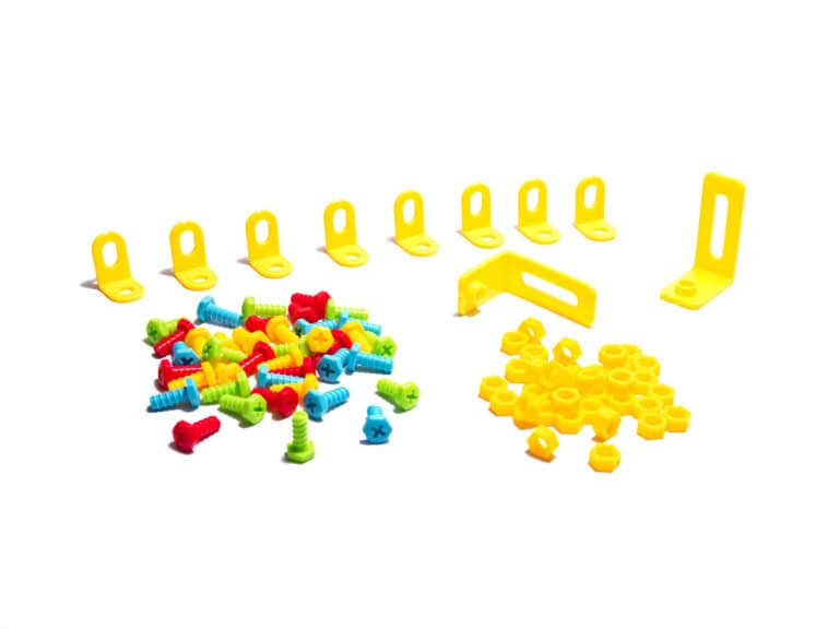 Puzzle Klocki w walizce 4w1 + wkrętarka 181 el 8 Puzzle Klocki w walizce 4w1 + wkrętarka 181 el 8