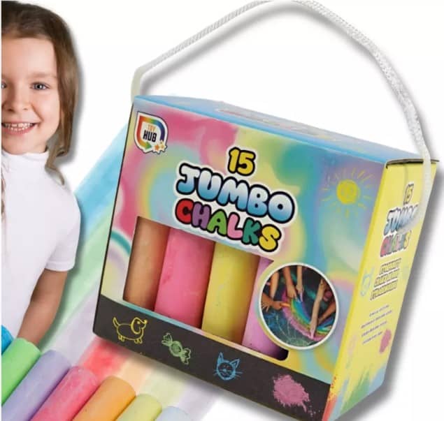 Kreda chodnikowa gruba Jumbo 15 el. Kreda chodnikowa gruba Jumbo 15 el.