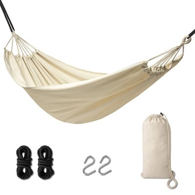 Hamak ogrodowy brazylijski boho 200cm ecru 120kg Hamak ogrodowy brazylijski boho 200cm ecru 120kg