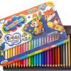 Kredki ołówkowe w metalowym etui Bambino 24 kolory