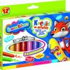 Kredki w sztyfcie wykręcane Bambino 12 kolorów