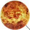Zegar-scienny-planeta-mars-z-wyswietlaczem-LED-32-cm-pomaranczowy-2