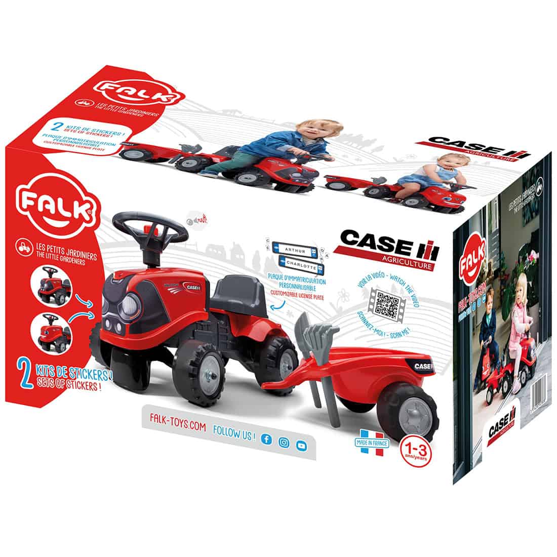 FALK-Jezdzik-Traktorek-Baby-Case-IH-Ride-On-Czerwony-z-Przyczepka-akc.-od-12-miesiecy-10 FALK-Jezdzik-Traktorek-Baby-Case-IH-Ride-On-Czerwony-z-Przyczepka-akc.-od-12-miesiecy-10