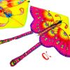 Latawiec duży 90cm motyl fioletowy