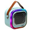 Glosnik-do-karaoke-USB-Bluetooth-niebieski-2