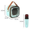 Glosnik-do-karaoke-USB-Bluetooth-niebieski-9