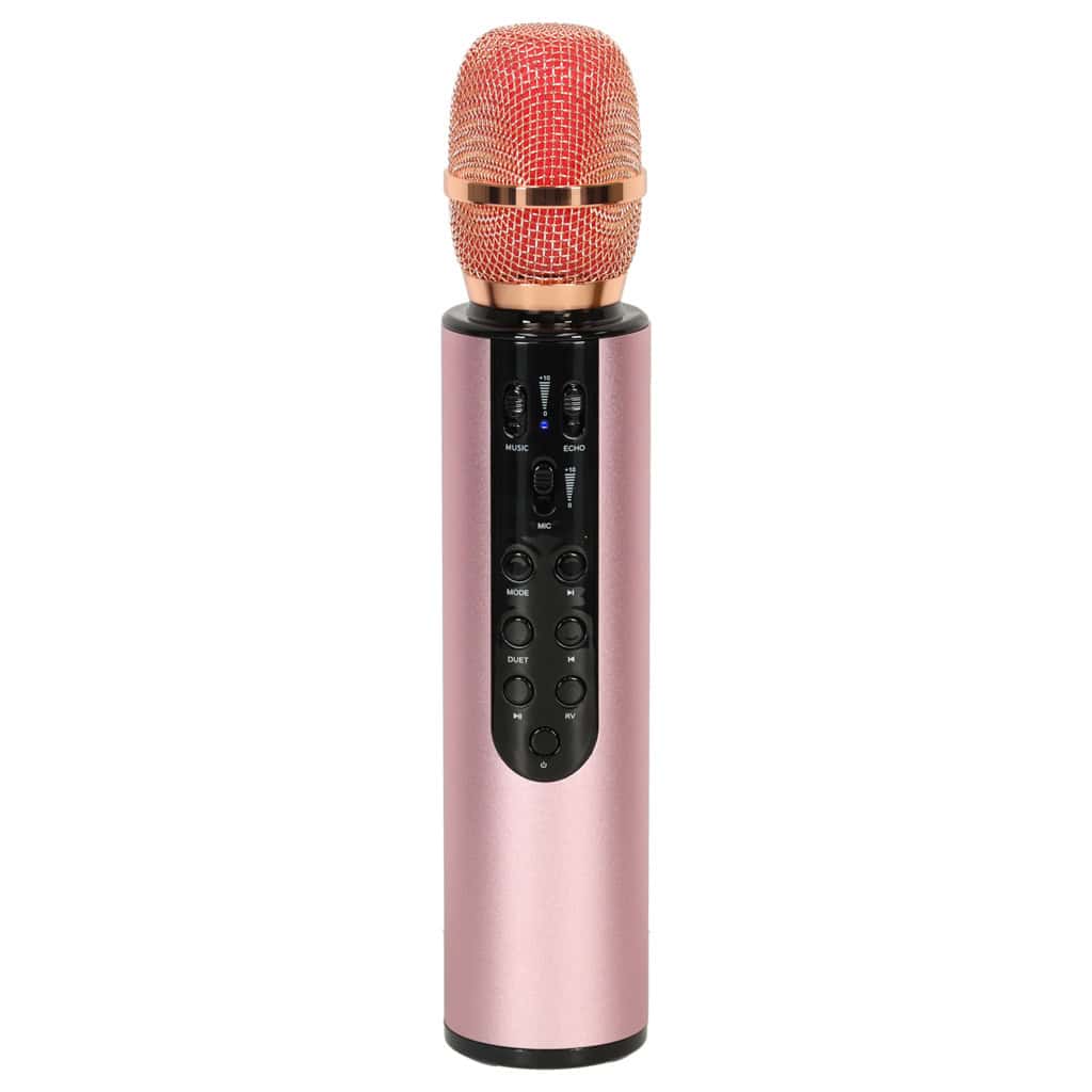 Mikrofon-bezprzewodowy-do-karaoke-Bluetooth-rozowy-1 Mikrofon-bezprzewodowy-do-karaoke-Bluetooth-rozowy-1