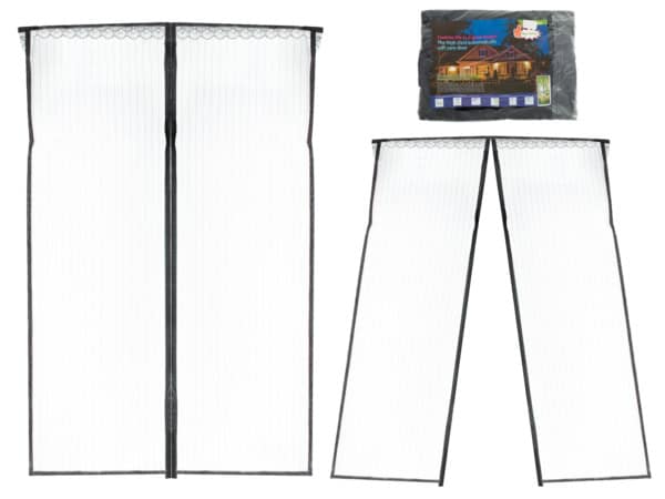 Moskitiera siatka magnetyczna na drzwi 100x210cm CZARNA Moskitiera siatka magnetyczna na drzwi 100x210cm CZARNA