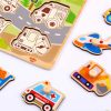 TOOKY-TOY-Drewniane-Puzzle-Montessori-Transport-Pojazdy-z-Pinezkami-Do-Dopasowania-1