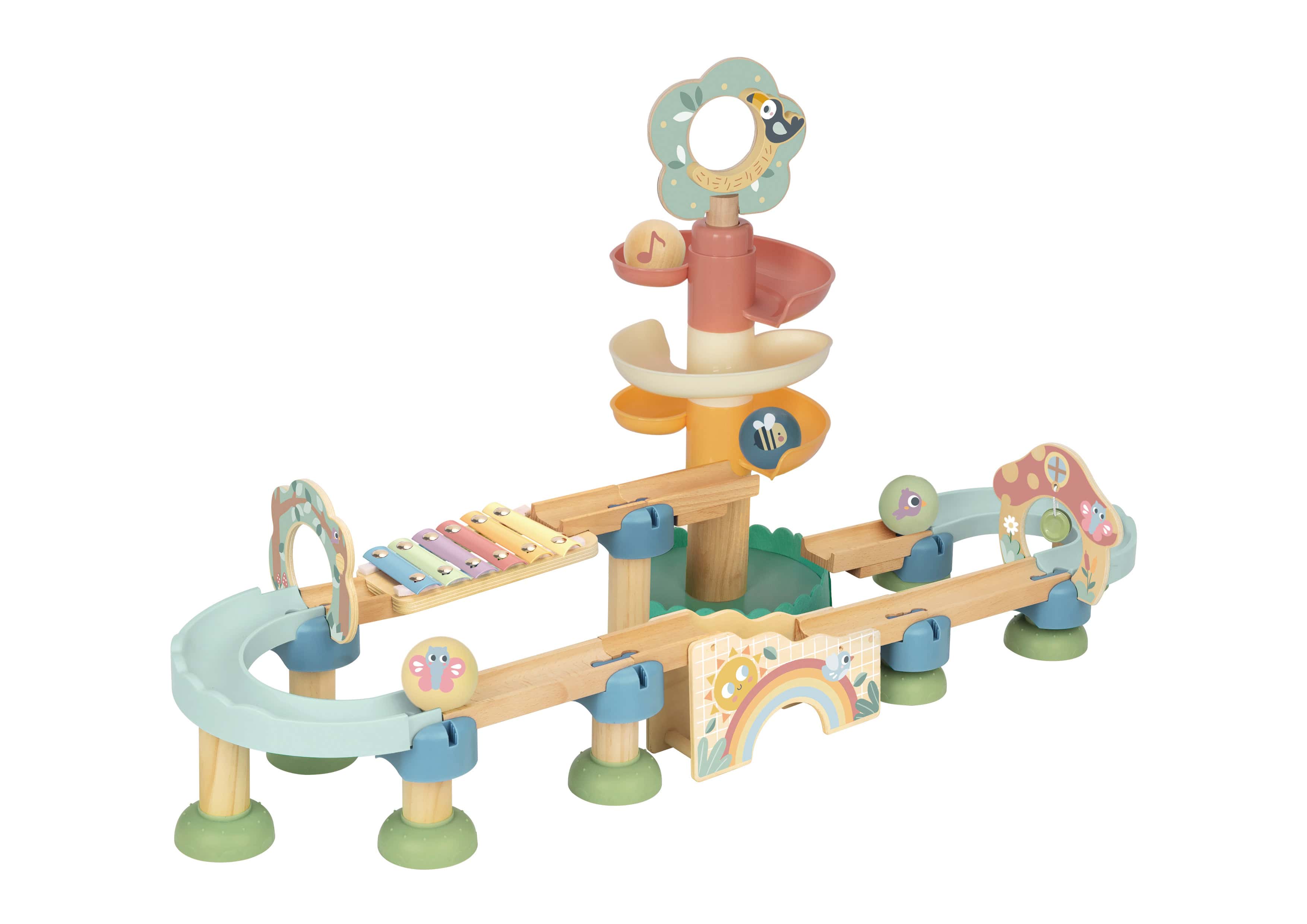 Tooky-Toy-Drewniany-Muzyczny-Tor-Kulkowy-Kulodrom-44-el.-Pastelowe-1 Tooky-Toy-Drewniany-Muzyczny-Tor-Kulkowy-Kulodrom-44-el.-Pastelowe-1