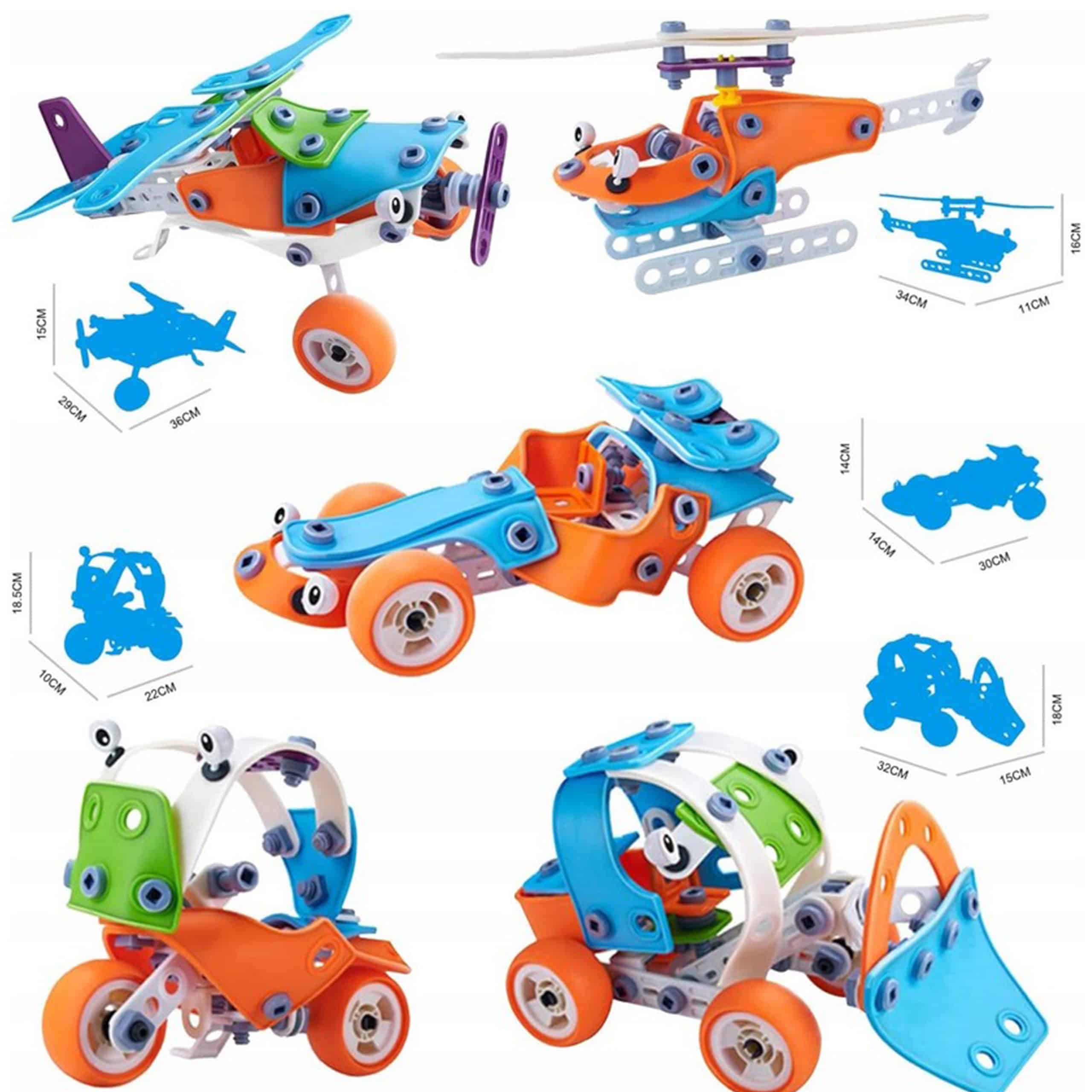 WOOPIE-Zestaw-Pojazdow-Klocki-Konstrukcyjne-5w1-STEM-4 WOOPIE-Zestaw-Pojazdow-Klocki-Konstrukcyjne-5w1-STEM-4