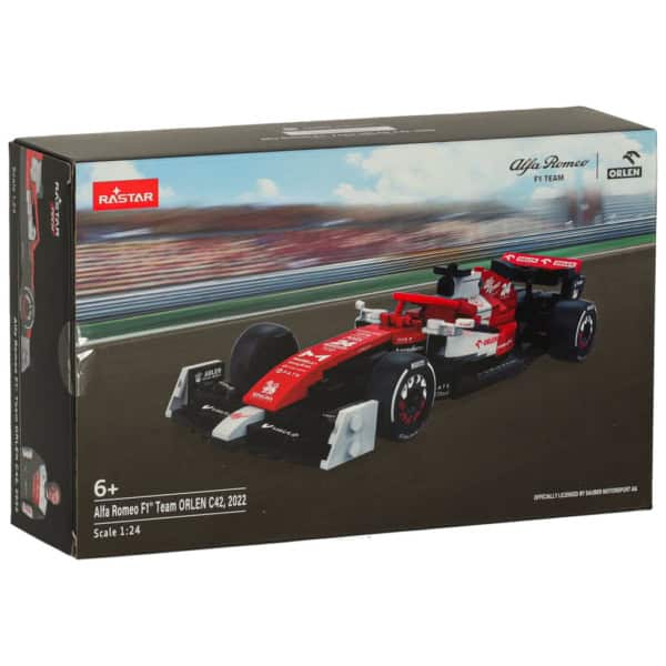 Samochod-Rastar-92300-Alfa-Romeo-F1-C42-124-klocki-387-el-6 Samochod-Rastar-92300-Alfa-Romeo-F1-C42-124-klocki-387-el-6