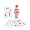 TOOKY TOY Lody Drewniane Układanka Cukiernik dla Dzieci 12 el.