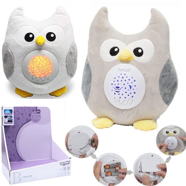 WOOPIE BABY Przytulanka Usypiacz Projektor 2w1 Sówka - 10 Kołysanek WOOPIE BABY Przytulanka Usypiacz Projektor 2w1 Sówka - 10 Kołysanek