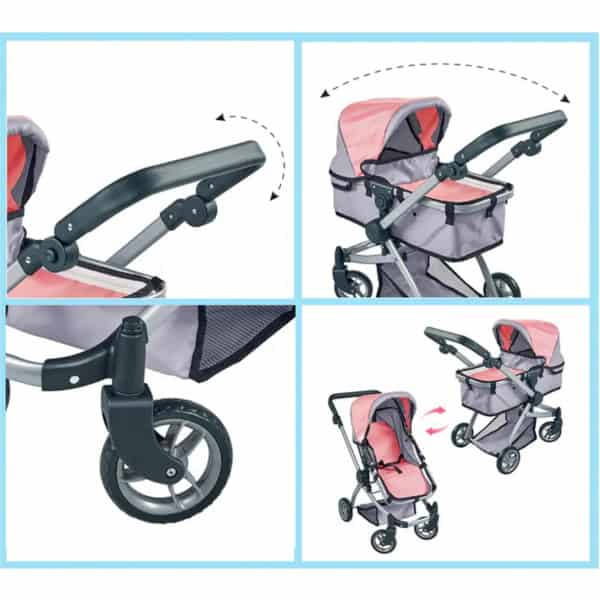 WOOPIE-ROYAL-Wozek-dla-Lalek-2w1-Gondola-Spacerowka-Regulacja-4 WOOPIE-ROYAL-Wozek-dla-Lalek-2w1-Gondola-Spacerowka-Regulacja-4