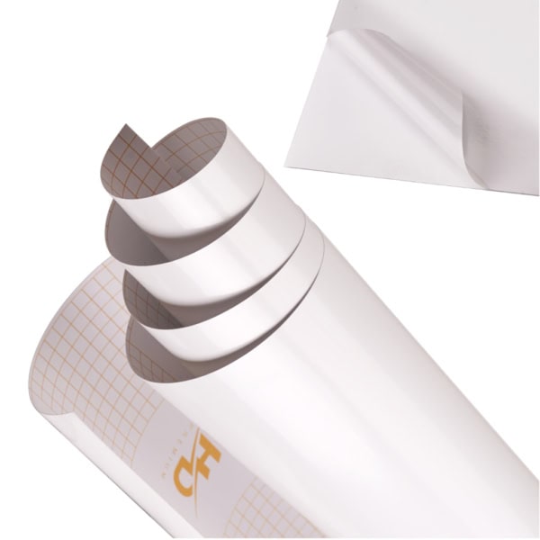 Folia rolka połysk biała 1