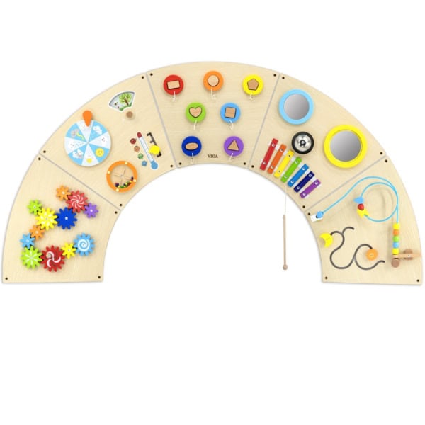 VIGA Tablica Manipulacyjna Ścienna Łuk Montessori VIGA Tablica Manipulacyjna Ścienna Łuk Montessori